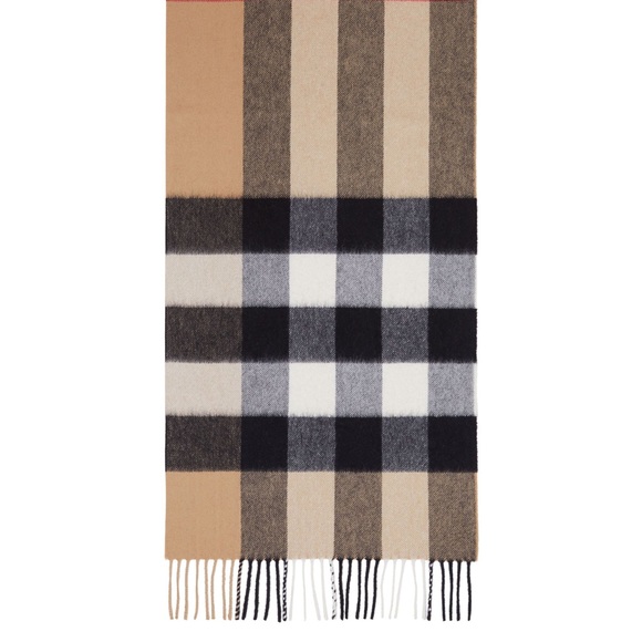 COPY - Authentic Burberry Unisex Mega Check Cashmere Scarf - Picture 2 of 4
